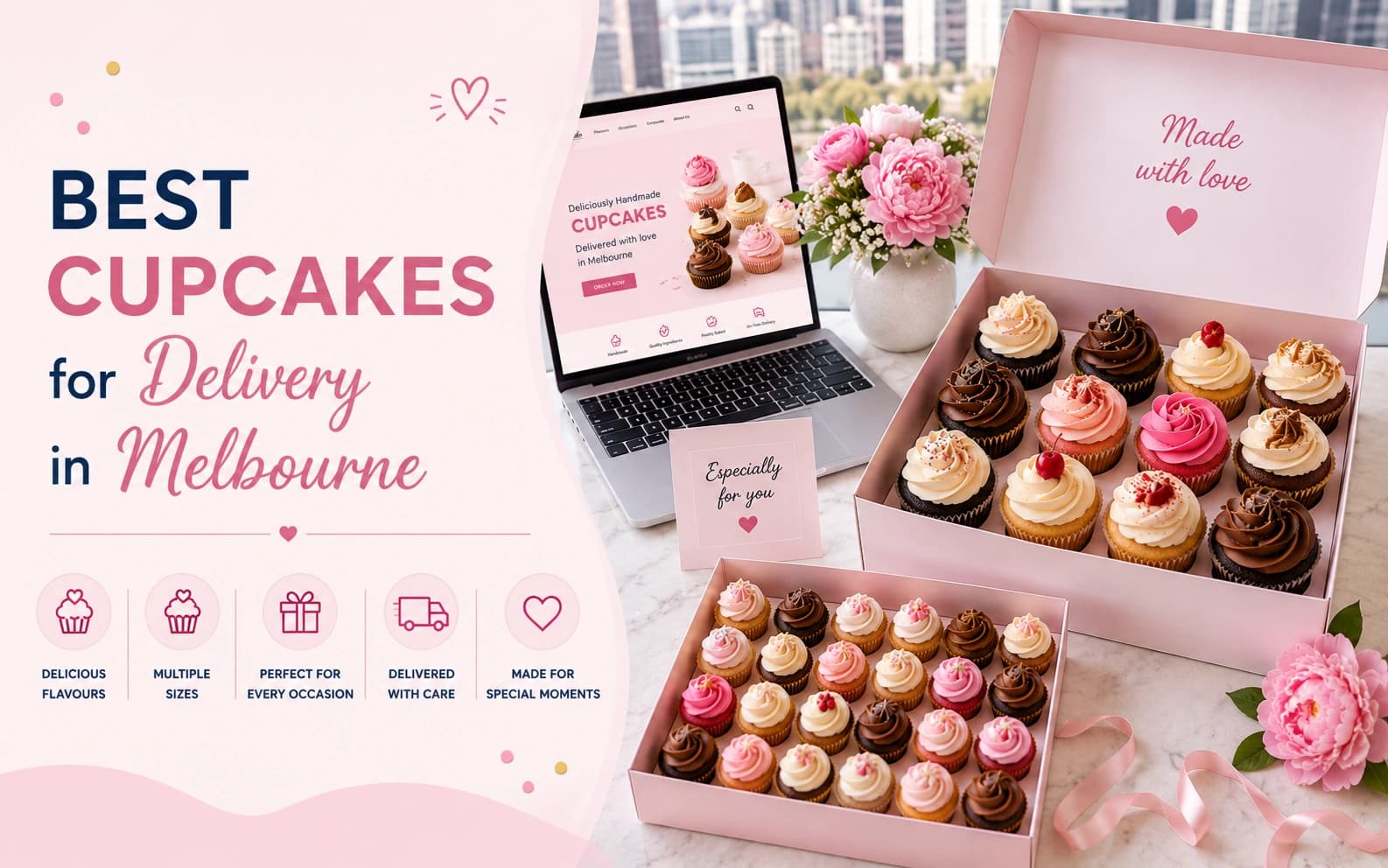 Best cupcakes for delivery in Melbourne — flavours, sizes and occasions