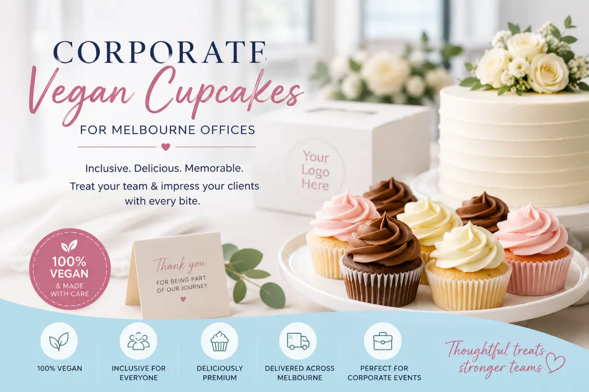 Corporate vegan cupcakes for Melbourne offices — The Cupcake Desire