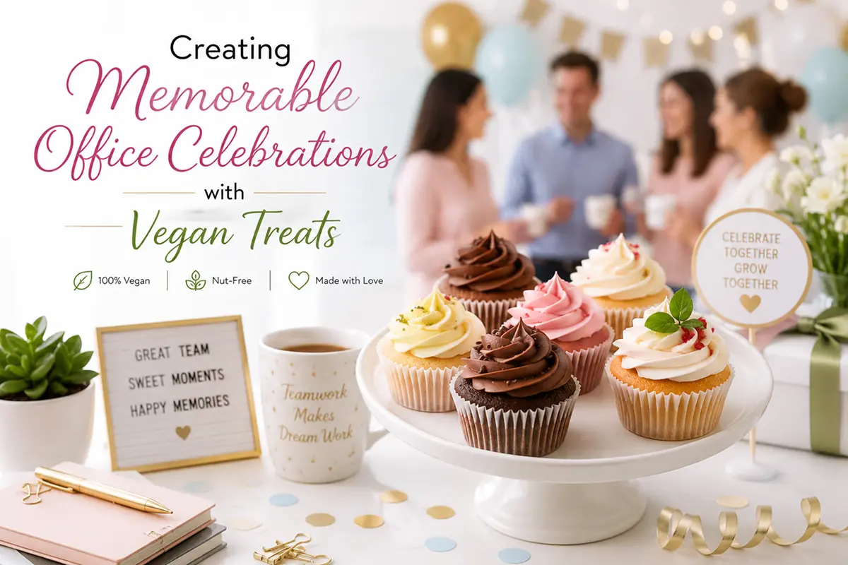 Creating memorable office celebrations with vegan treats — The Cupcake Desire