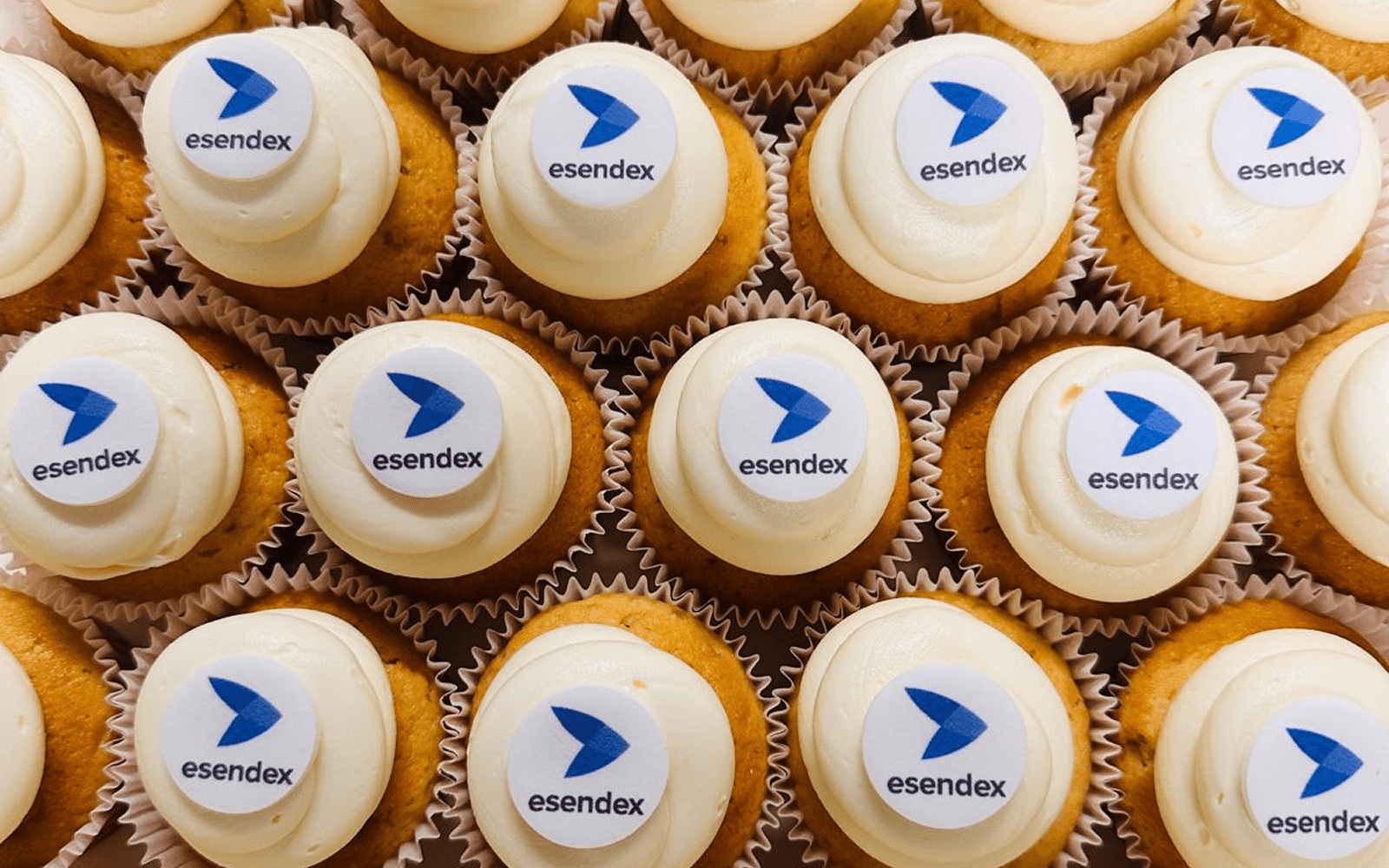 Branded corporate cupcakes