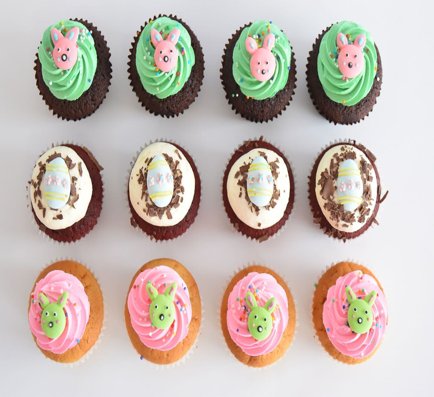 Easter cupcakes