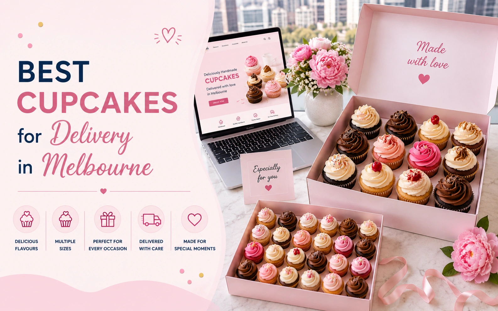 Best cupcakes for delivery in Melbourne — flavours, sizes and occasions