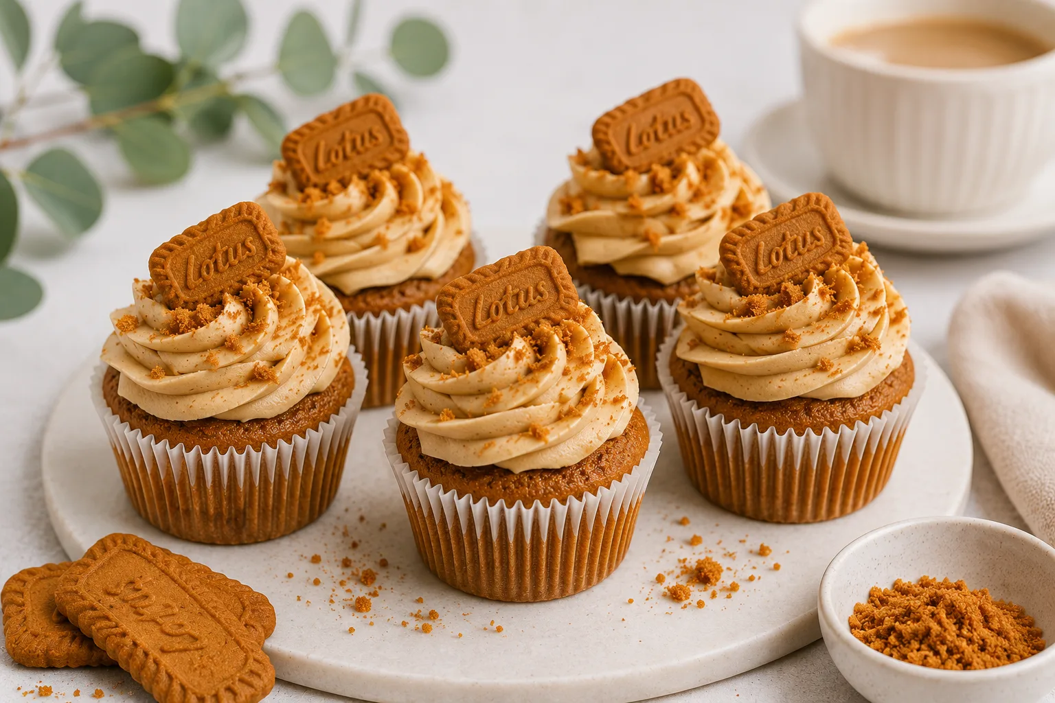 Biscoff Vegan Cupcakes — corporate vegan cupcakes Melbourne