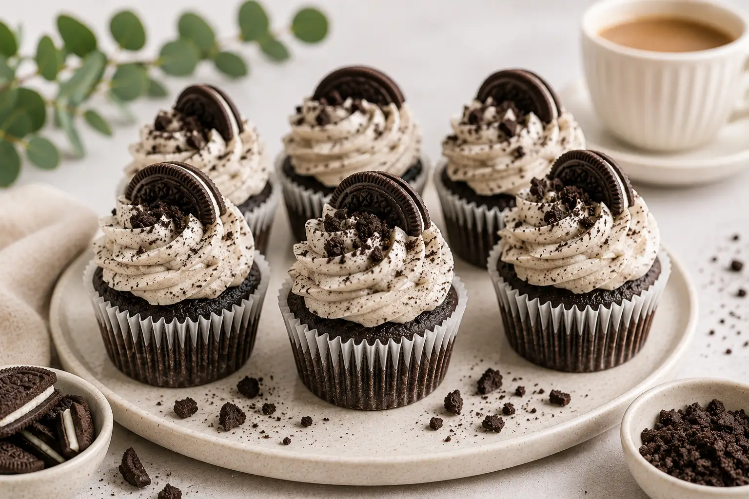 Cookies & Cream Vegan Cupcakes — corporate vegan cupcakes Melbourne