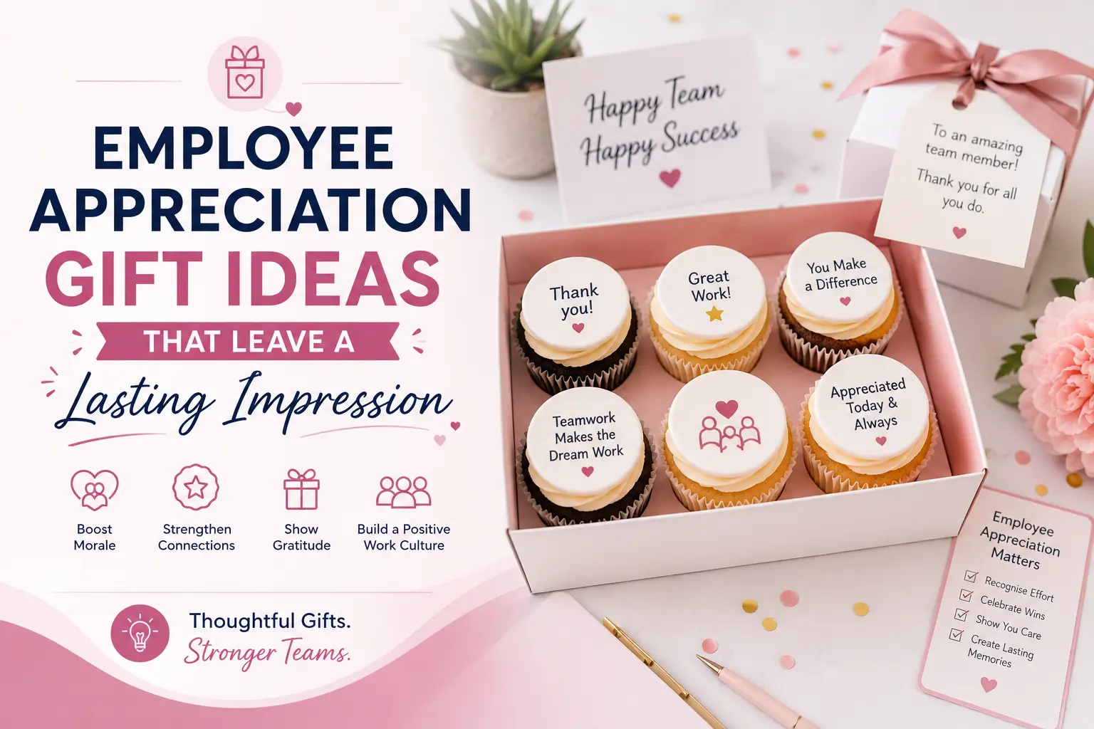 Employee appreciation gift ideas that leave a lasting impression — The Cupcake Desire