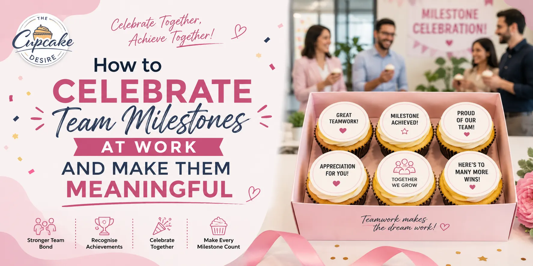 How to celebrate team milestones at work and make them meaningful — The Cupcake Desire
