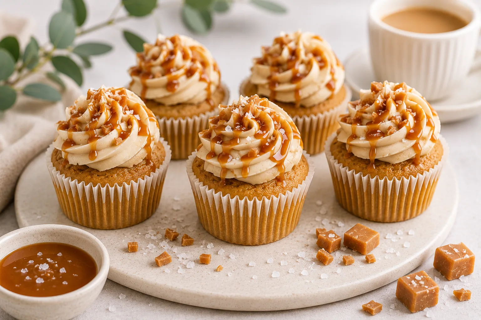 Salted Caramel Vegan Cupcakes — corporate vegan cupcakes Melbourne