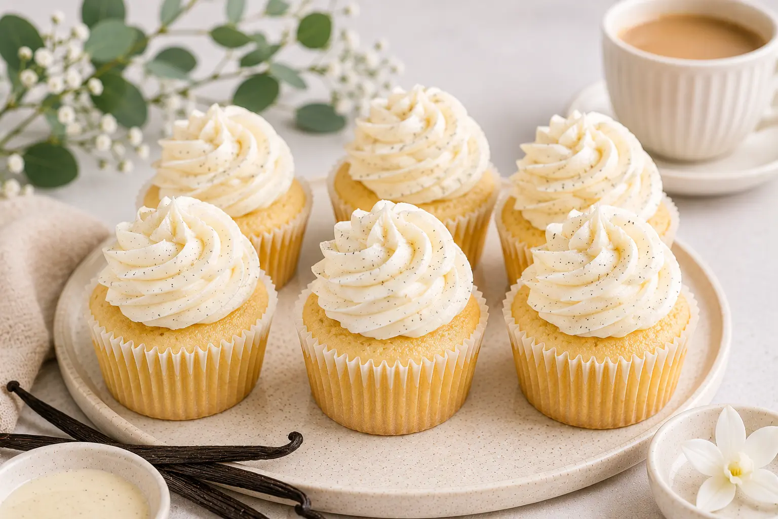Vanilla Bean Cupcakes — corporate vegan cupcakes Melbourne