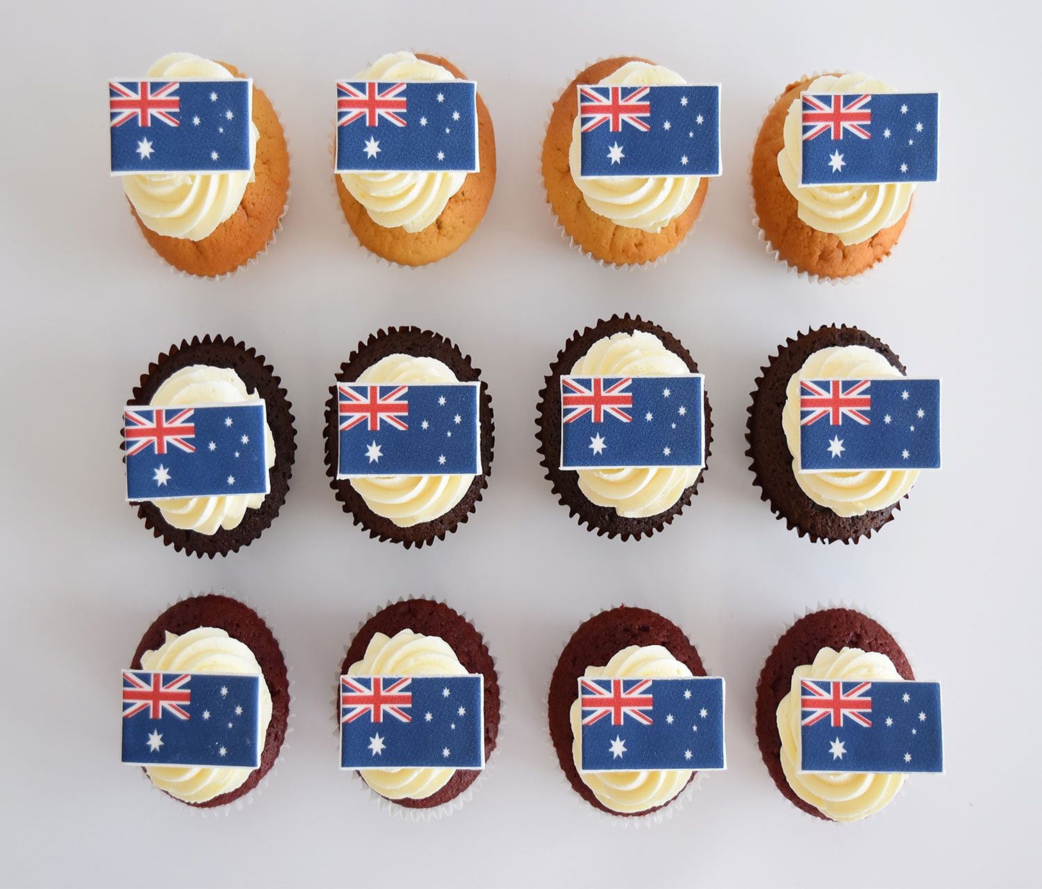 Box of 12 Australia Day Cupcakes